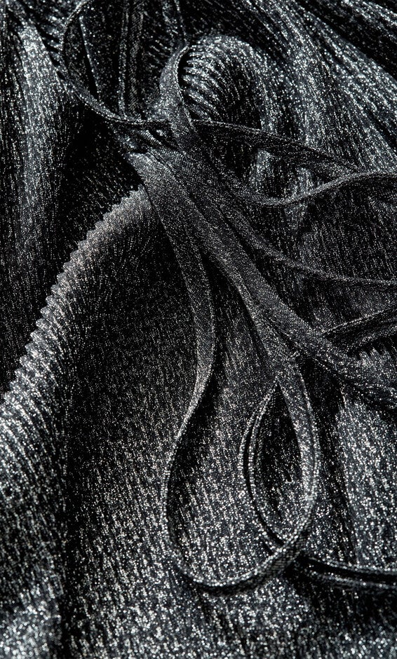 Luxe Shine Dress - metallic black, METALLIC, alternate image number null