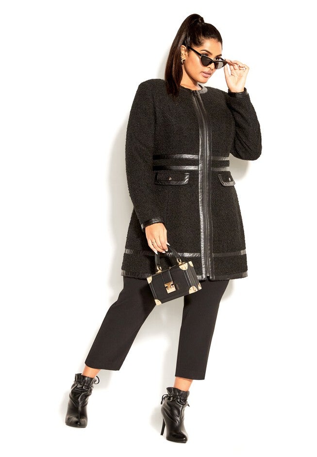 Winter Escape Coat - black, BLACK, hi-res image number null