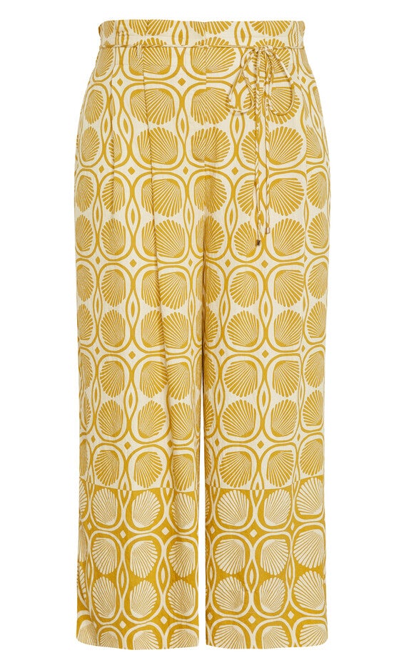 Eva Print Pant - print, YELLOW, alternate image number null