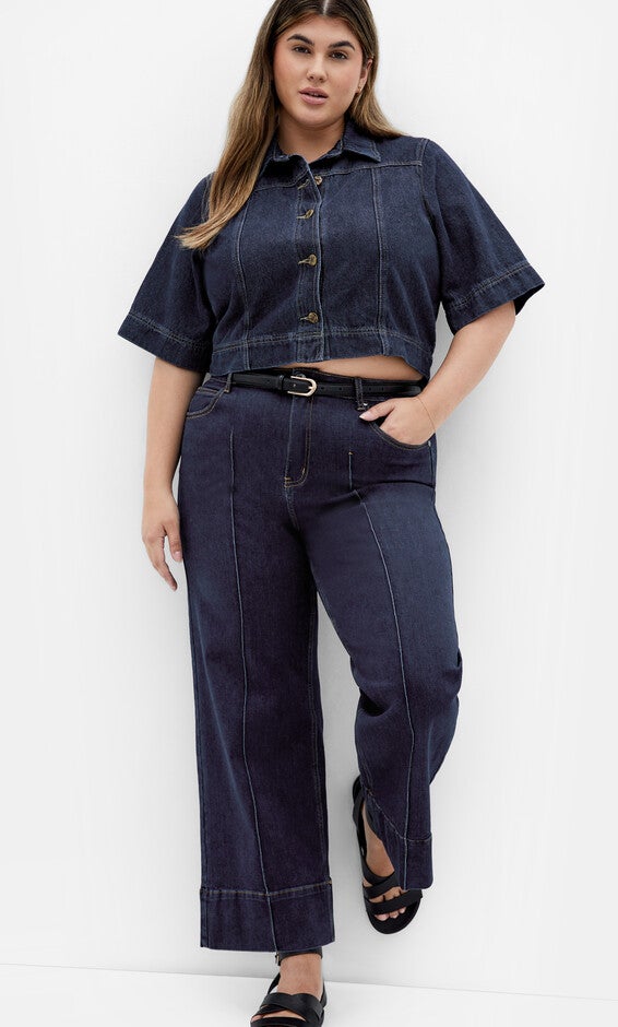 Denim Millie Jacket - dark denim, DENIM, alternate image number null