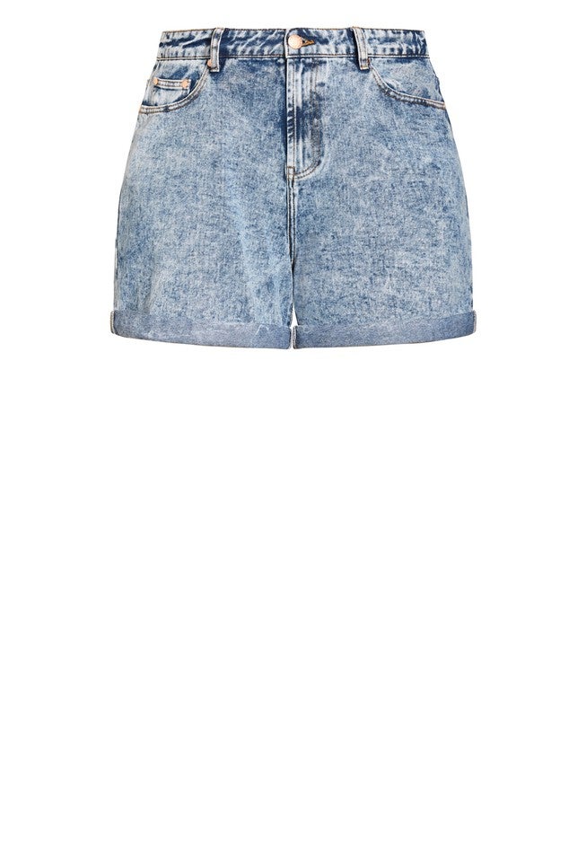 Denim Lounge Short - vintage wash, BLUE, alternate image number null