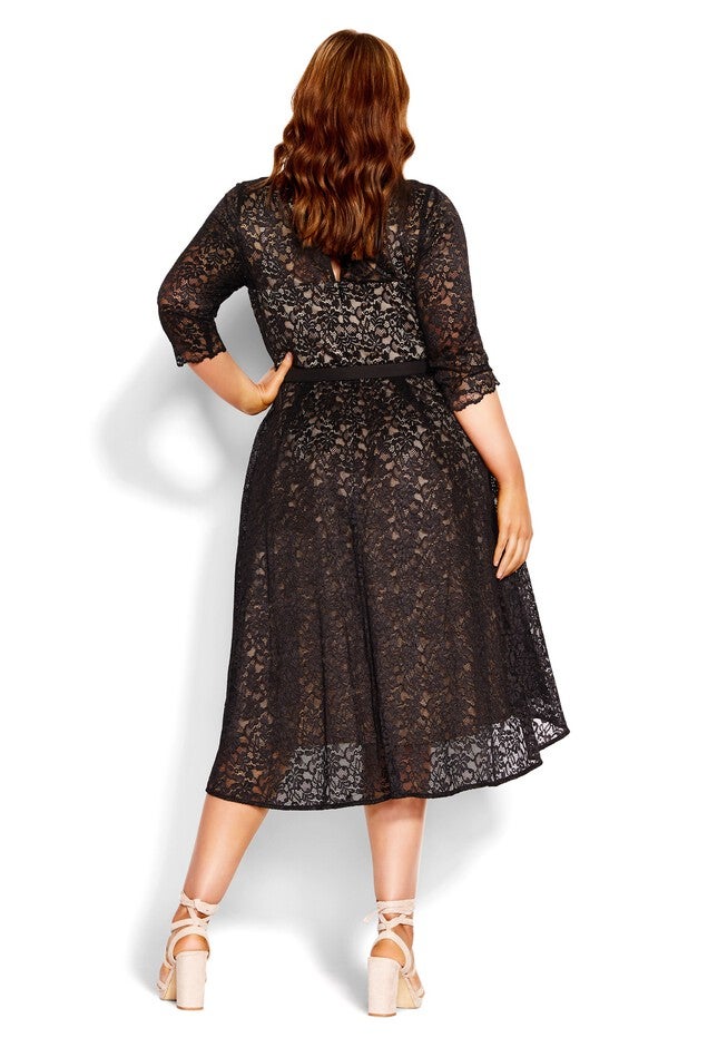 Lace Lover Dress - black, BLACK, on-hover image number null