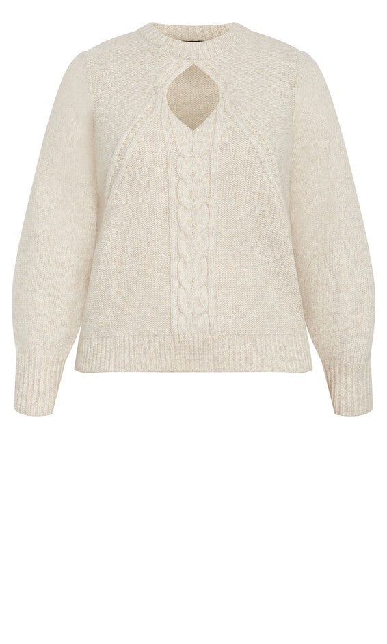 Ivy Sweater - cream, CREAM, alternate image number null