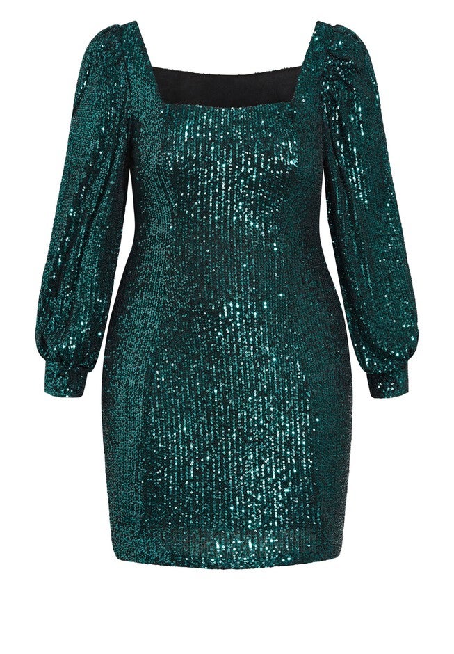 Colette Dress - emerald, GREEN, alternate image number null