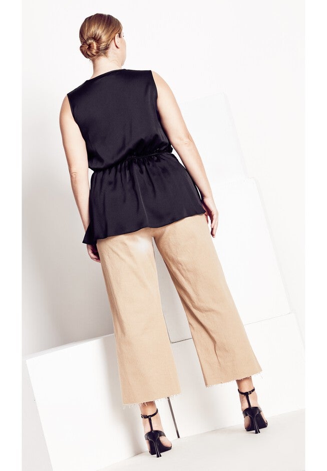 Waterfall Top - black, BLACK, on-hover image number 1