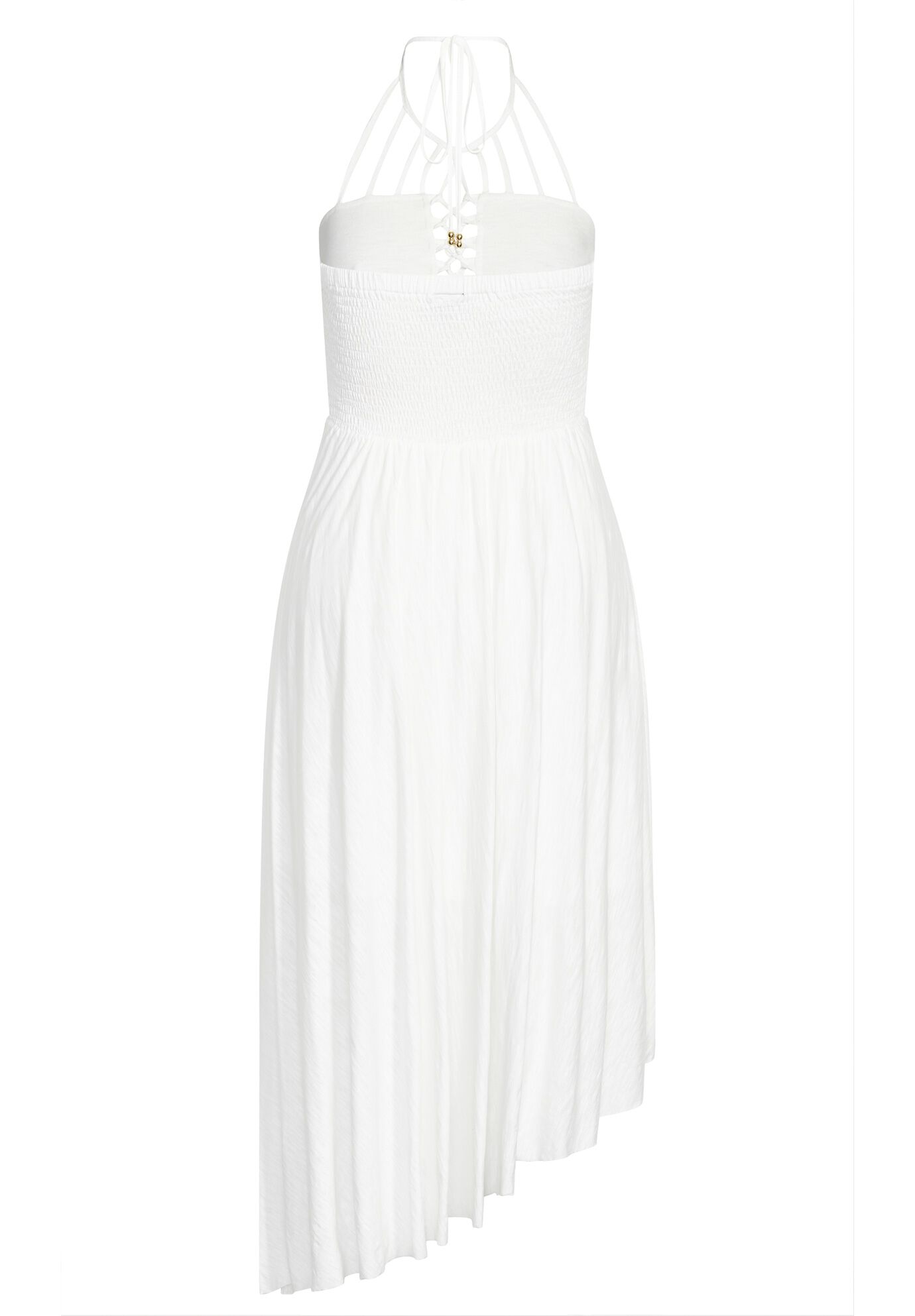 Plait Detail Maxi Dress ivory Avenue