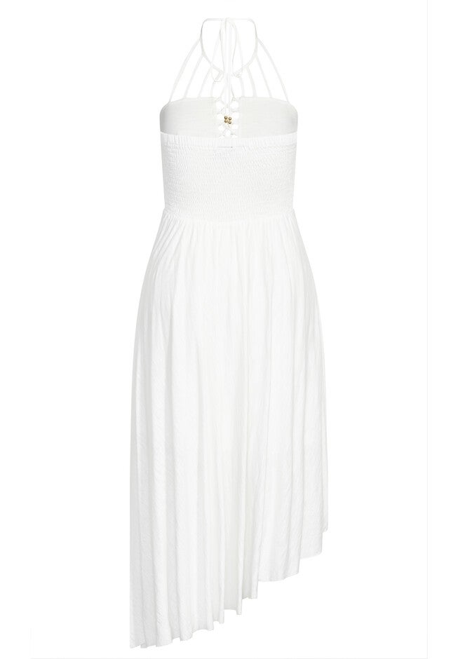 Plait Detail Maxi Dress - ivory, WHITE, alternate image number 3