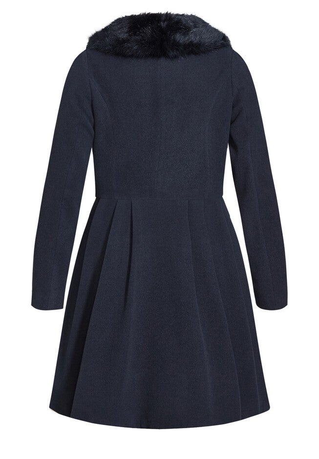 Grandiose Coat - navy, BLUE, alternate image number 4