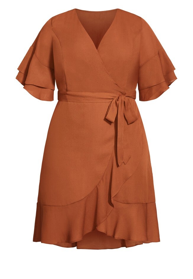 Isabella Dress - ginger, ORANGE, alternate image number 2