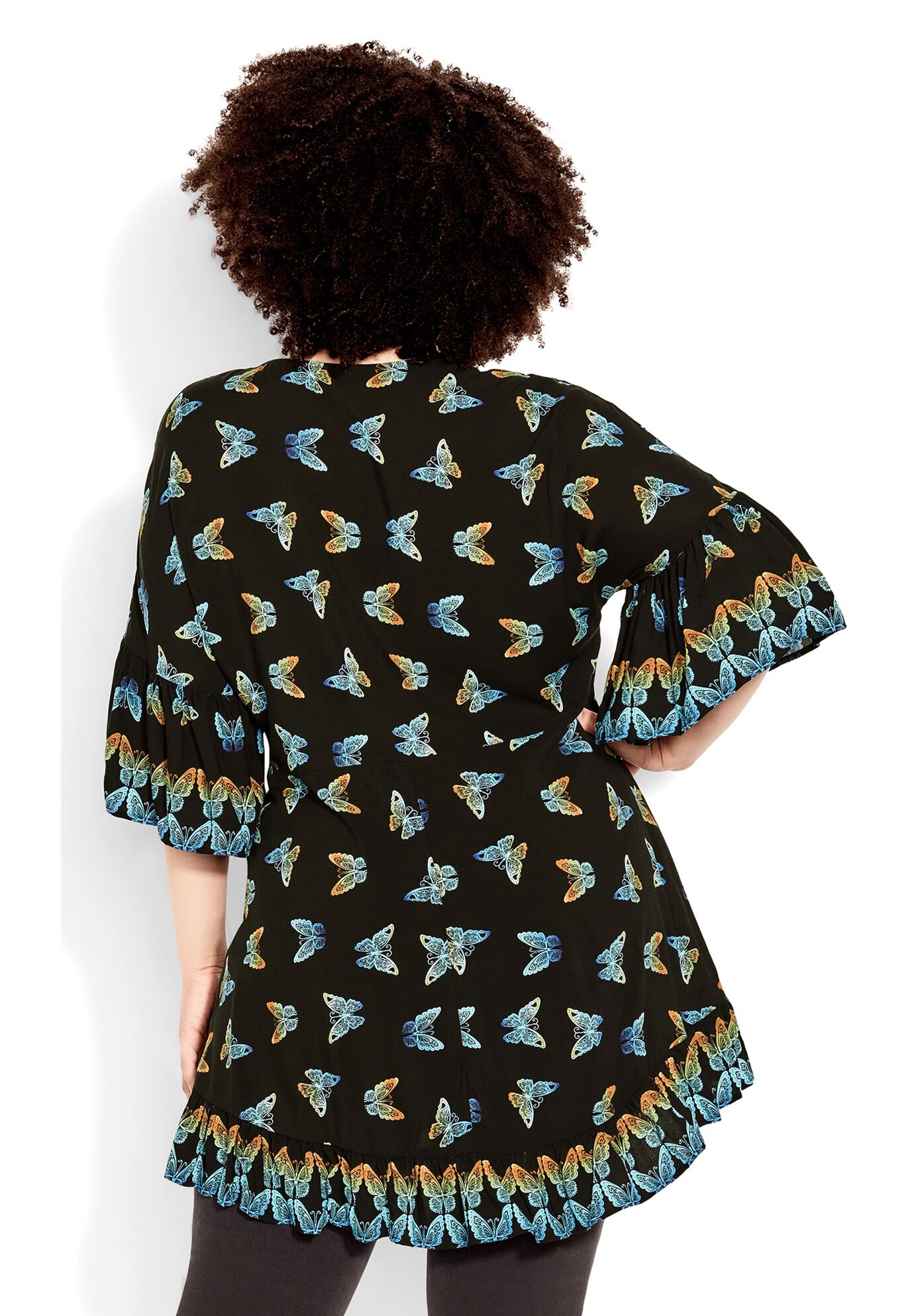 Harp Brd Tunic, GIVE ME BUTTERFLIES, alternate image number 5