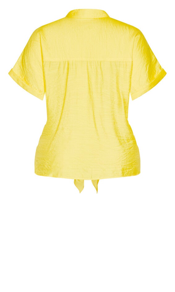 Relaxed Summer Shirt - yellow, YELLOW, alternate image number null