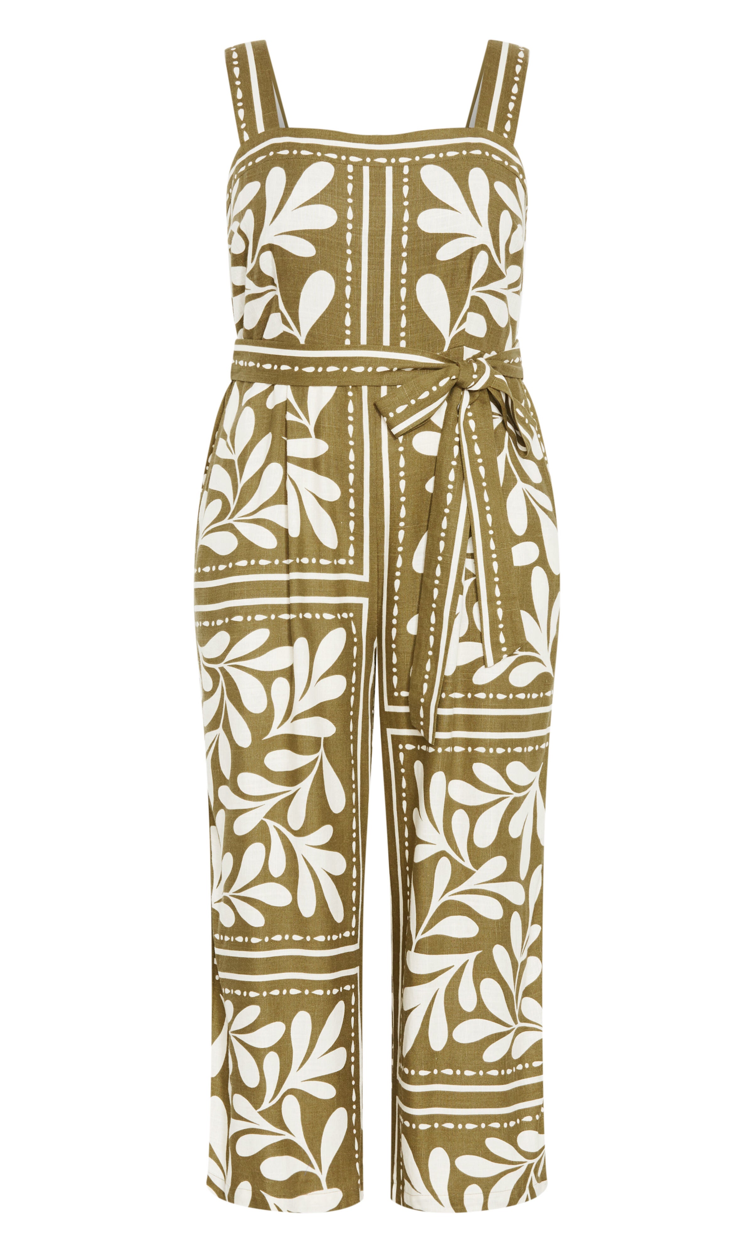 Modern Muse Jumpsuit - juniper, GREEN, alternate image number 4