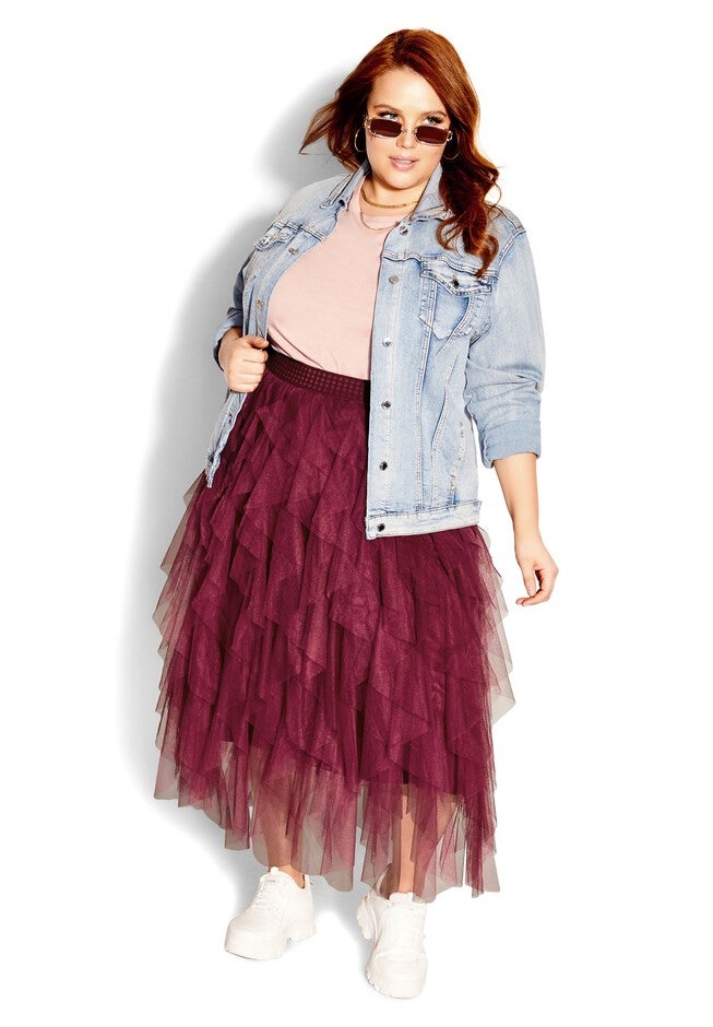 Wild Pixy Skirt - berry, RED, hi-res image number 0