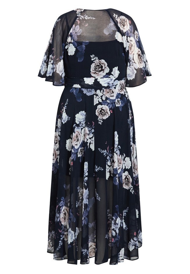 Sylvie Maxi Dress - navy, BLUE, alternate image number 3