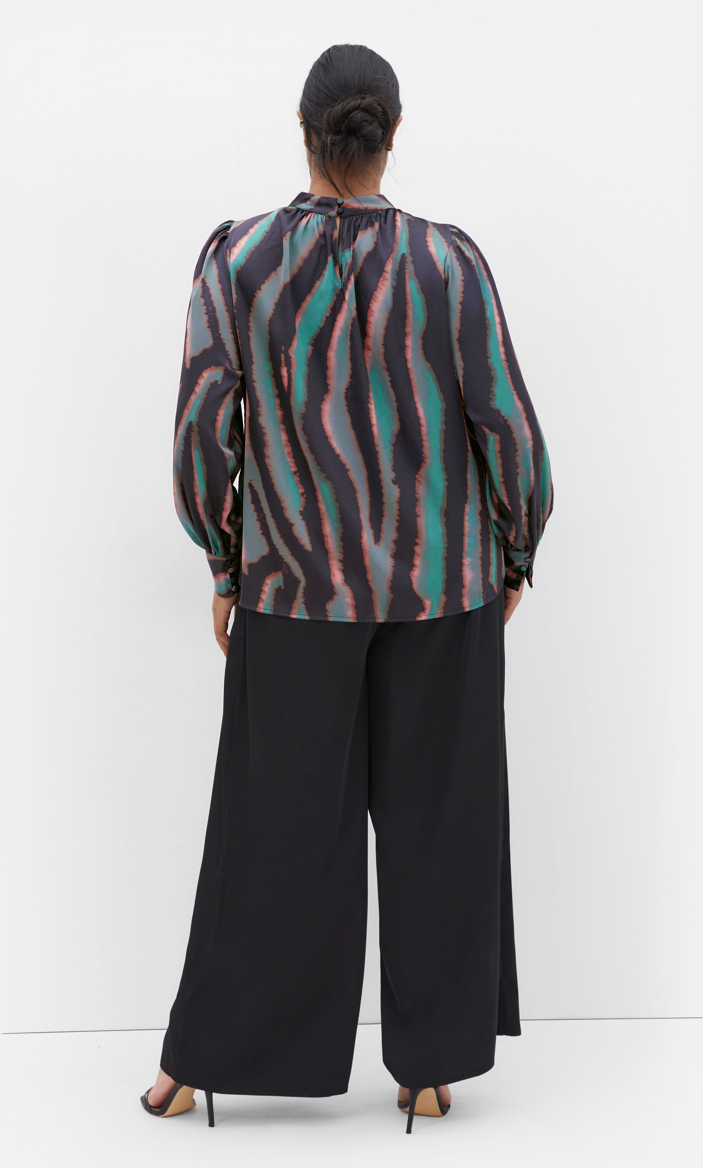 Untamed Top - teal, GREEN, alternate image number 8