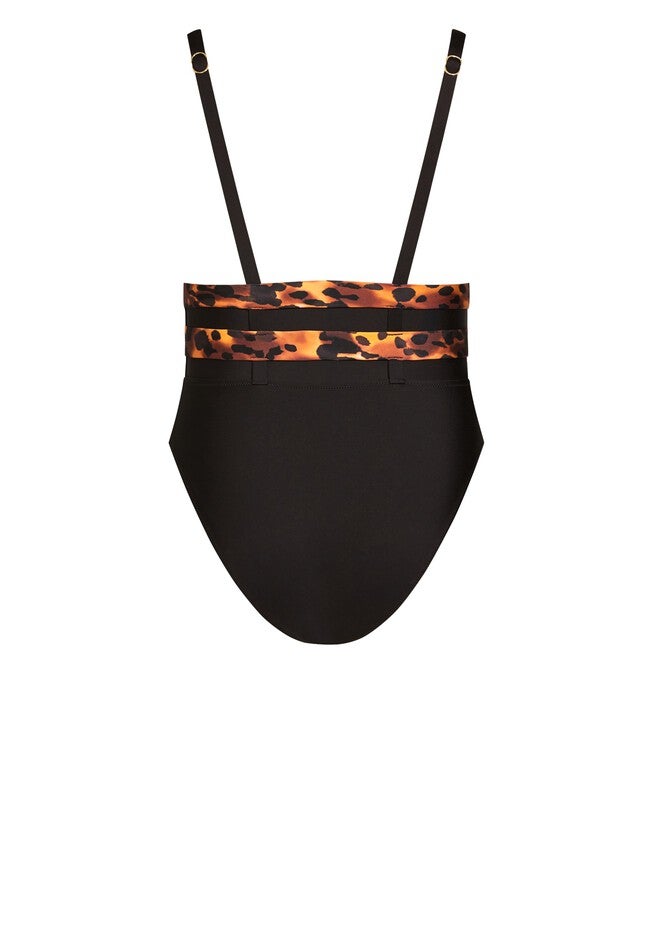 Vibeka Print 1 Piece - black, BLACK, alternate image number null