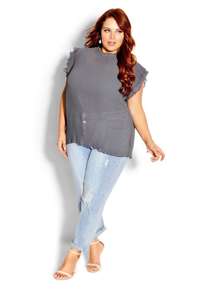 Off Beat Top - smoke, GREY, hi-res image number null