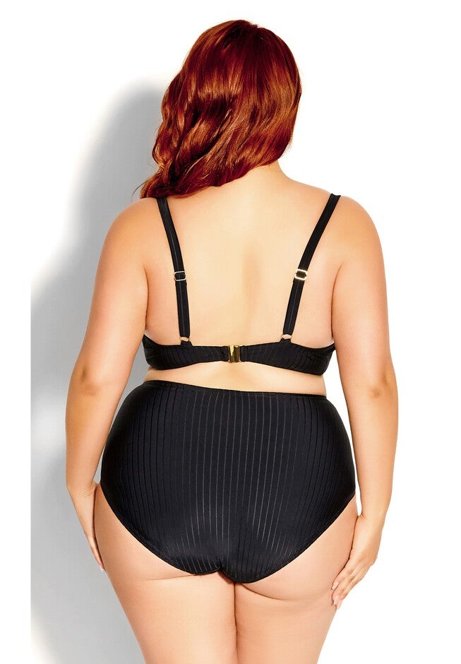 Java Longline Underwire Bikini Top - black, BLACK, on-hover image number 1