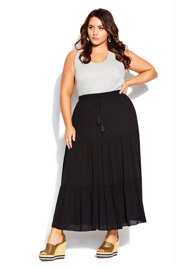 Paradise Skirt - black, BLACK, hi-res image number 0