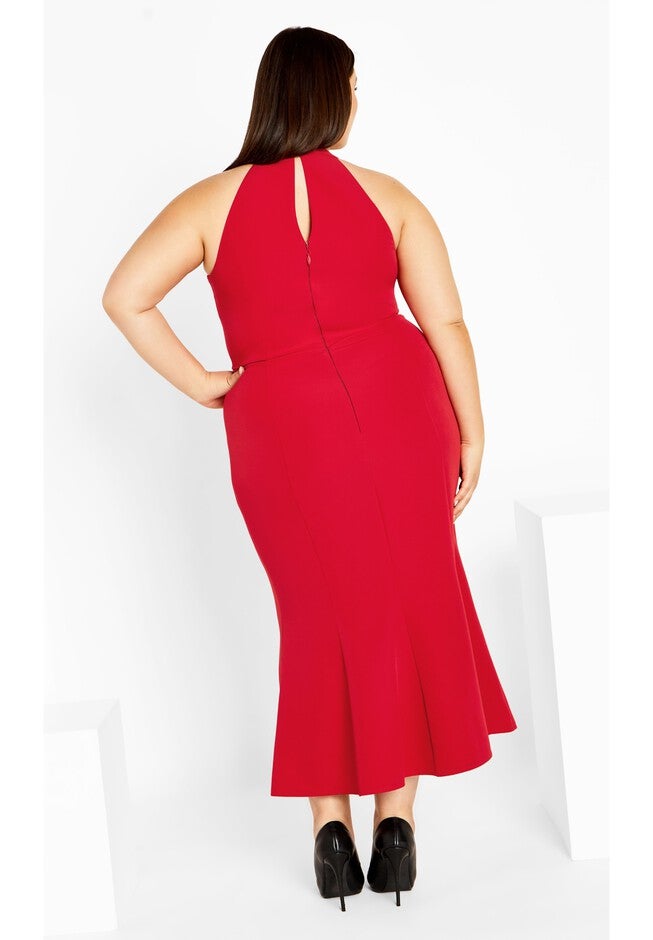 Iliana Dress - cherry, RED, alternate image number null