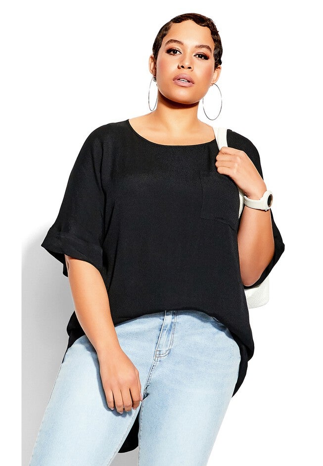 Easy Weekend Top - black, BLACK, hi-res image number null