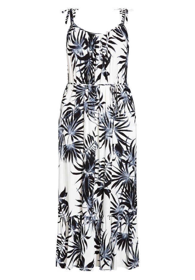 Tie Phi Phi Maxi Dress - ivory, WHITE, alternate image number 3