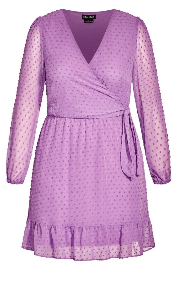 Wild Dobby Dress - lilac, LILAC, alternate image number null