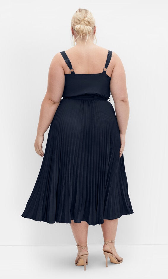 Lilly Dress - navy, BLUE, alternate image number null