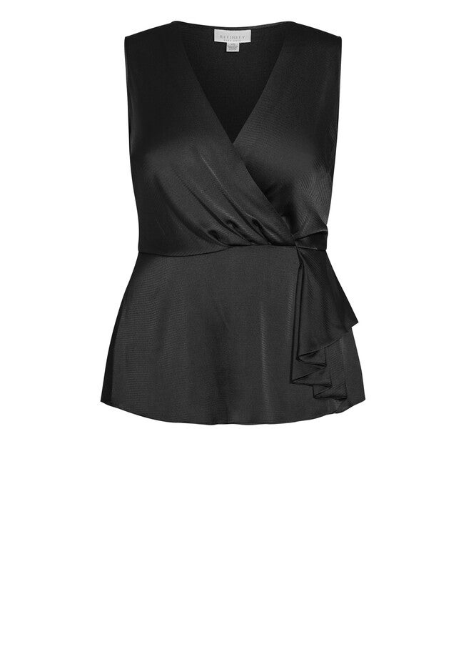 Waterfall Top - black, BLACK, alternate image number 3