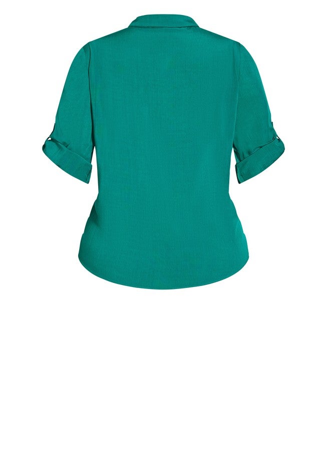 Tropical Tie Top - marine, BLUE, alternate image number null