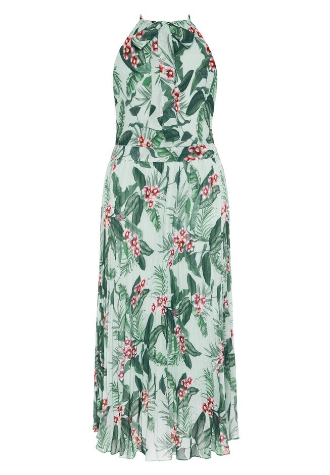 Rebecca Print Maxi Dress - seafoam, GREEN, alternate image number null