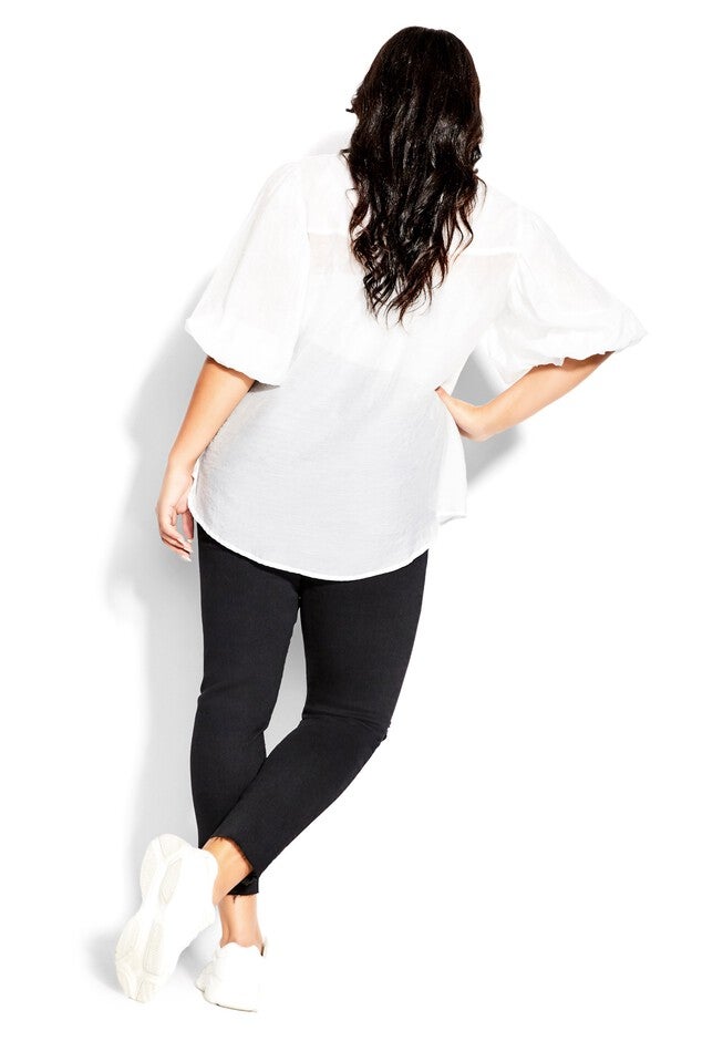 Diamond Affair Top - ivory, WHITE, alternate image number 4