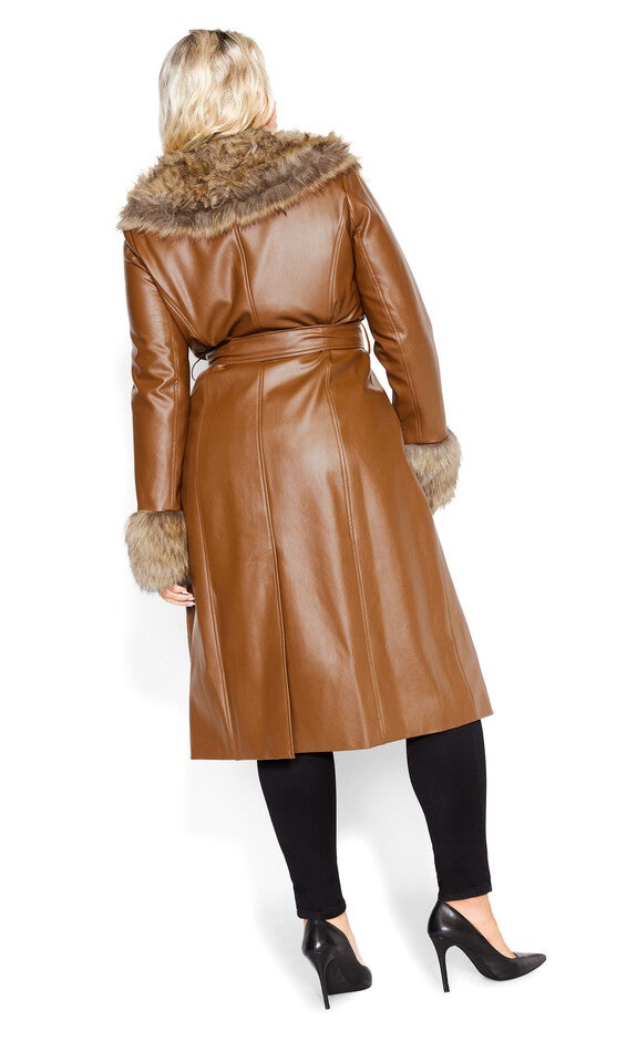 Spanish Romance Coat - copper, BROWN, alternate image number 3