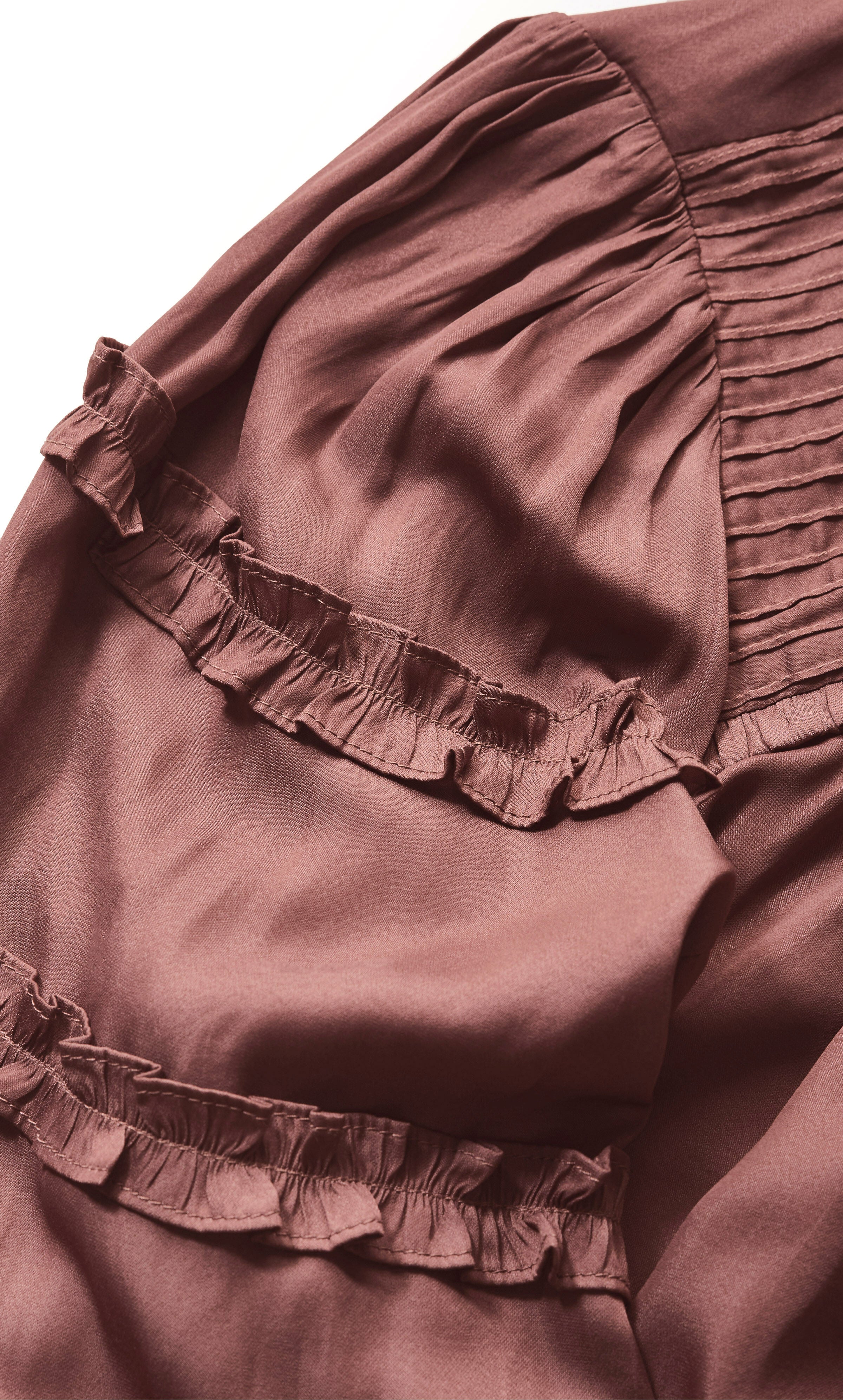 Drama Queen Long Sleeve Shirt, BROWN, alternate image number 7