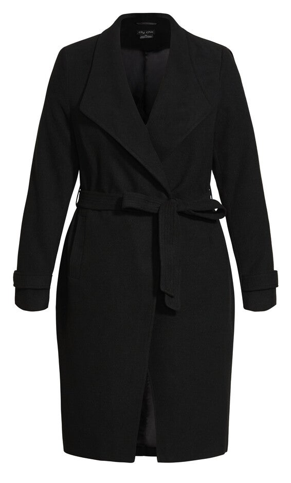 So Sleek Coat - black, BLACK, alternate image number null