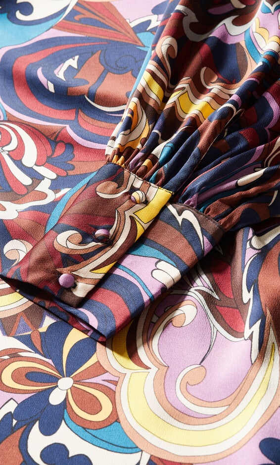 Mara Print Dress - lilac, ENVY, alternate image number 6