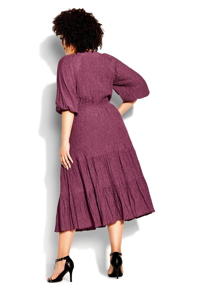 Darling Puff Dress - roseberry, PURPLE, on-hover image number 1
