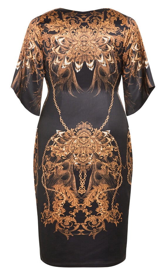 Priscilla Dress - gold, GOLD, alternate image number null