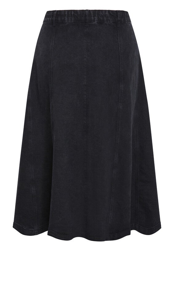 Alina Skirt - black wash, BLACK, alternate image number 5