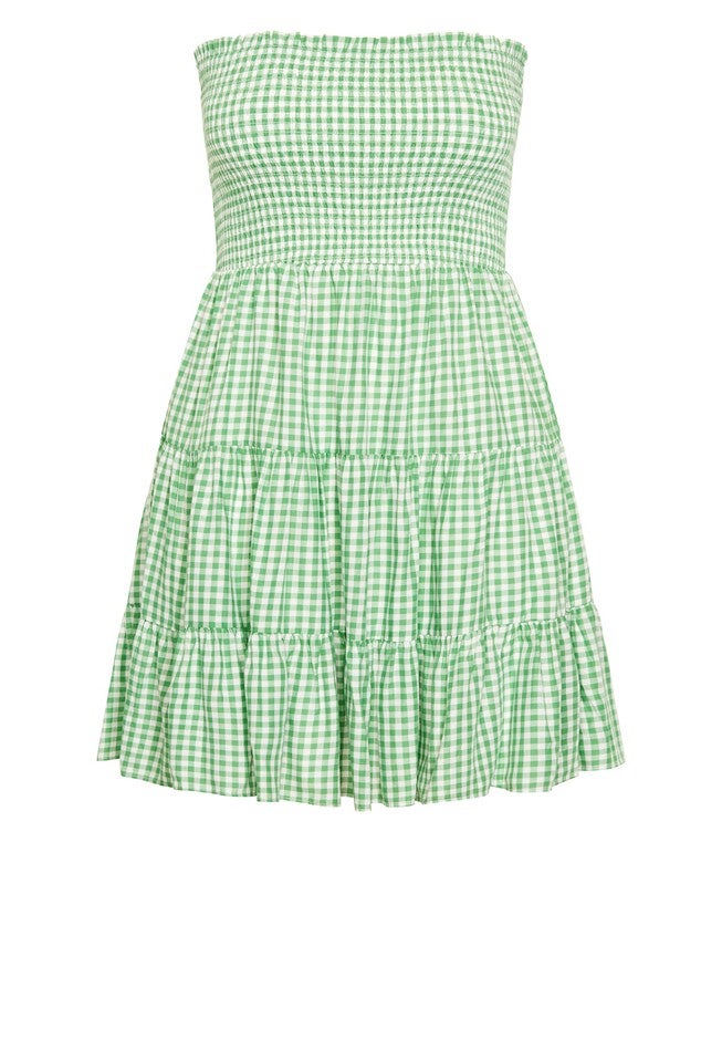 Naiya Dress - peppermint, GREEN, alternate image number null