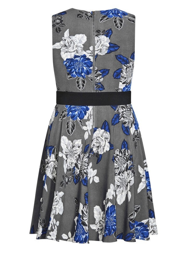 Isabel Dress - slate, GREY, alternate image number null