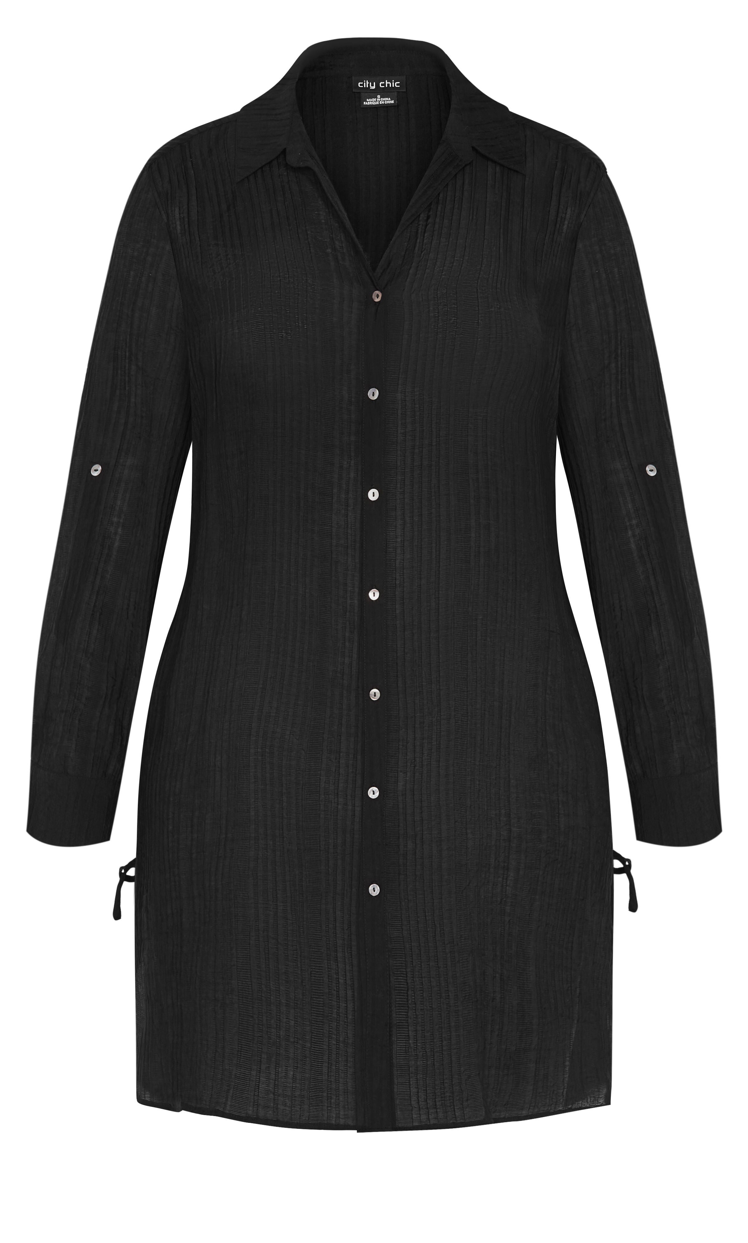 Maci Shirt - black, BLACK, alternate image number 3