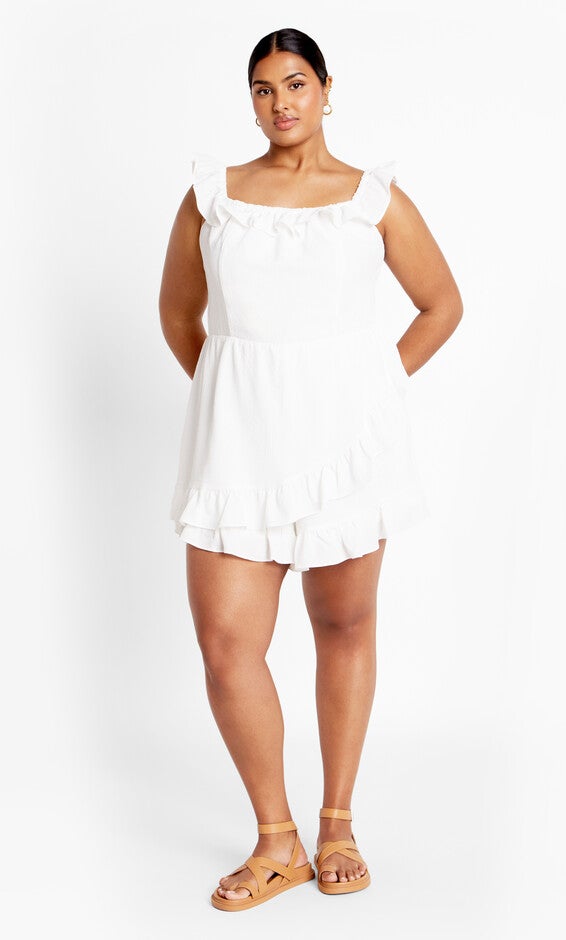 Christa Playsuit - ivory, WHITE, alternate image number null