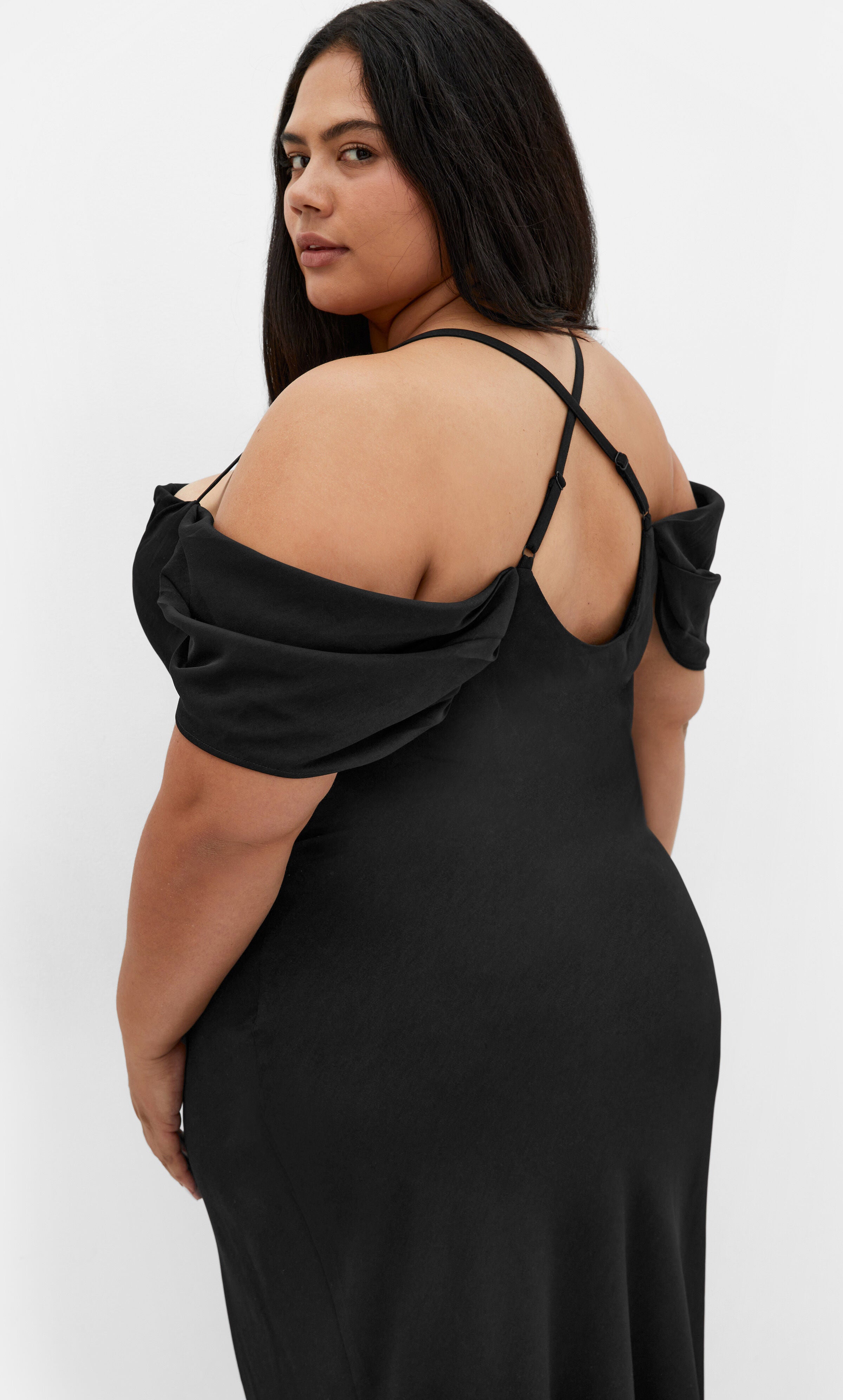 Cady Dress - black, BLACK, alternate image number 3