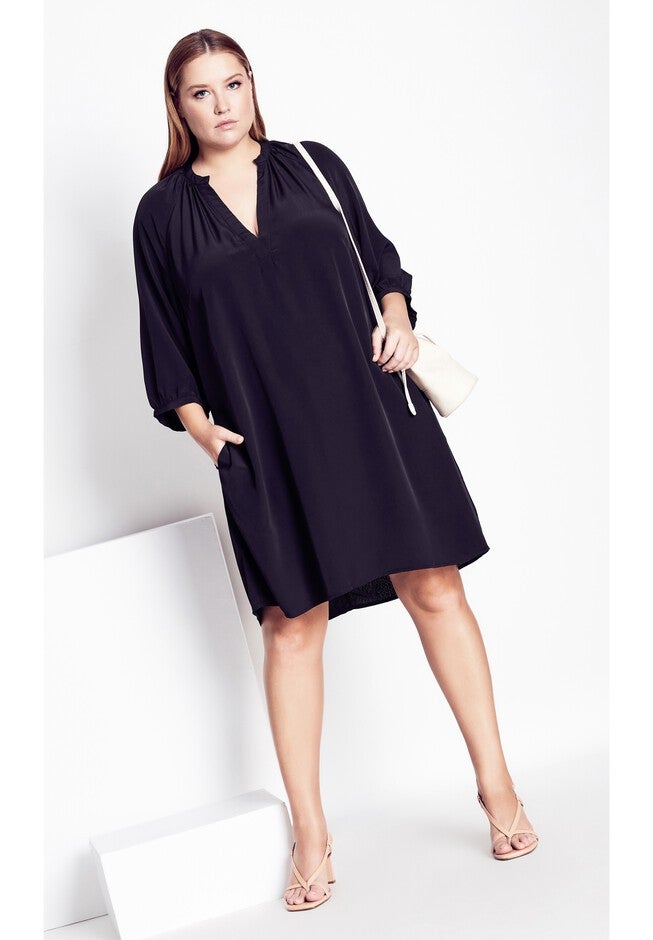 Contempo Dress - black, BLACK, hi-res image number 0