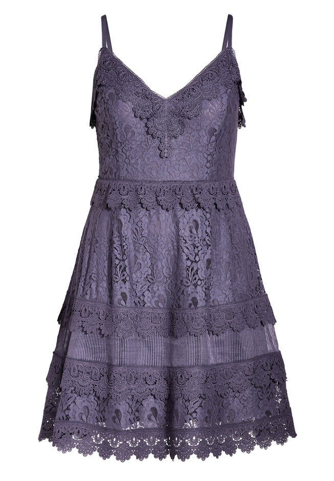 Nouveau Dress - dusty lilac, GREY, alternate image number null