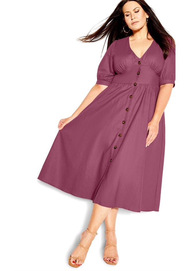 Sunset Stroll Dress - roseberry, PURPLE, alternate image number null