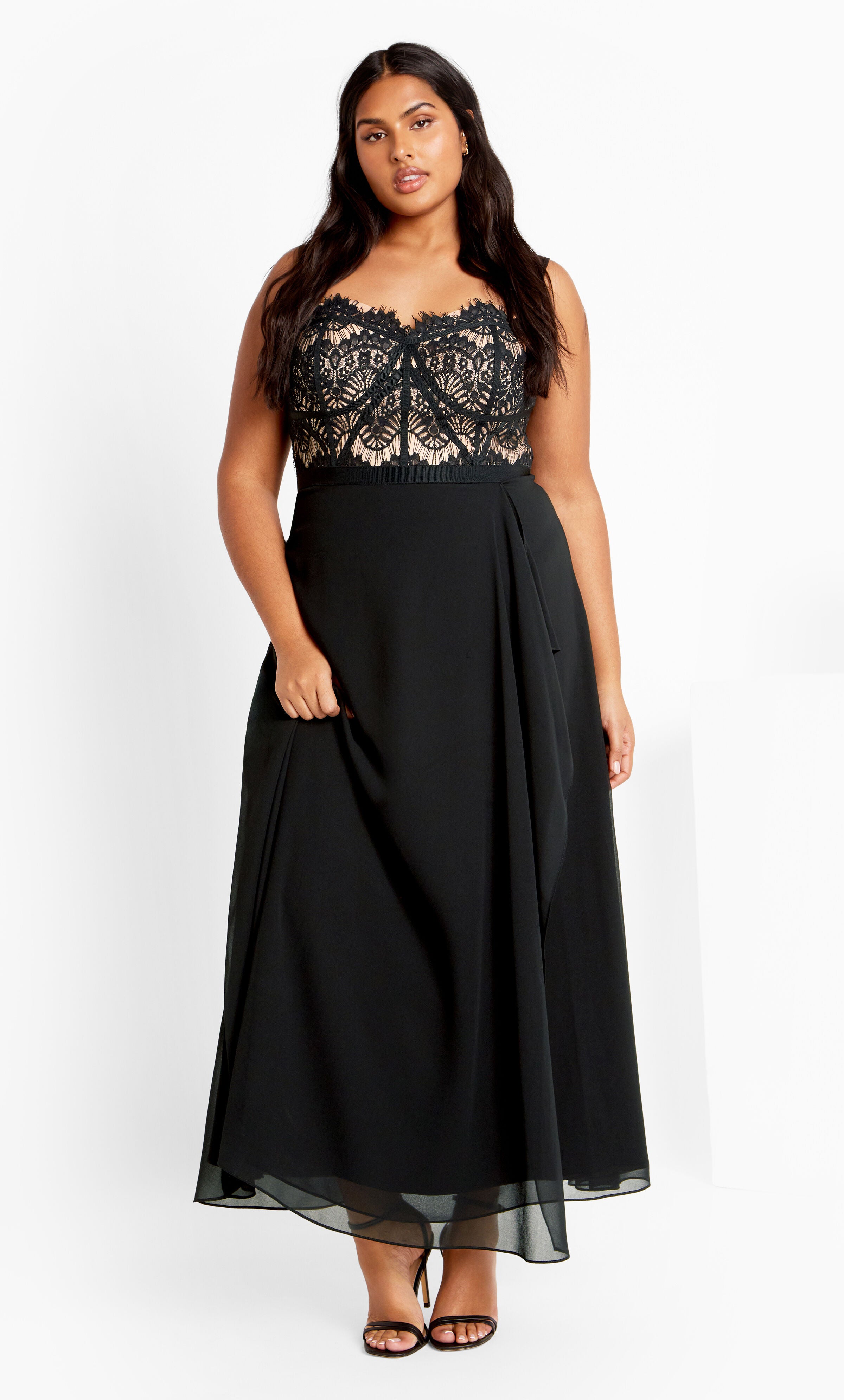 Sweet Evie Maxi Dress - black