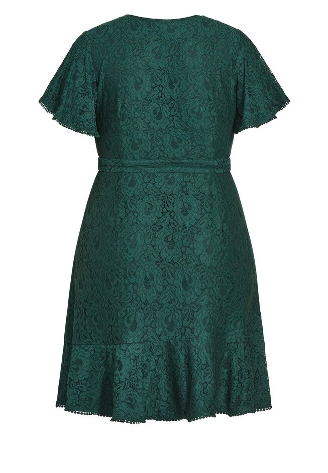 Sweet Love Lace Dress - jade, GREEN, alternate image number 3