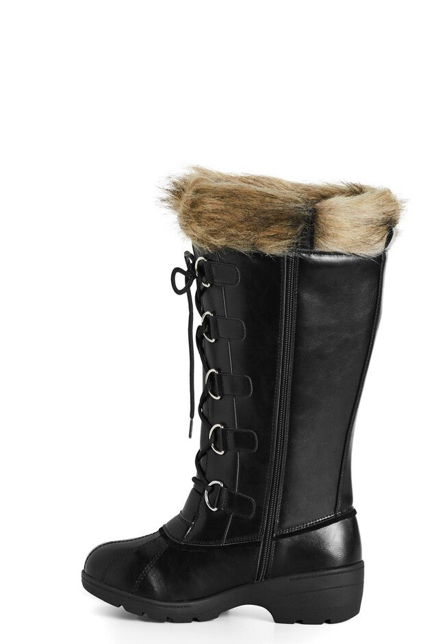 Yvette Cold Weather Boot, BLACK, alternate image number null